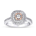 0,60 ct. Diamant Zweifarbig Ring