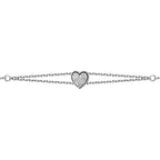0,09 ct. Diamant Herz Armband