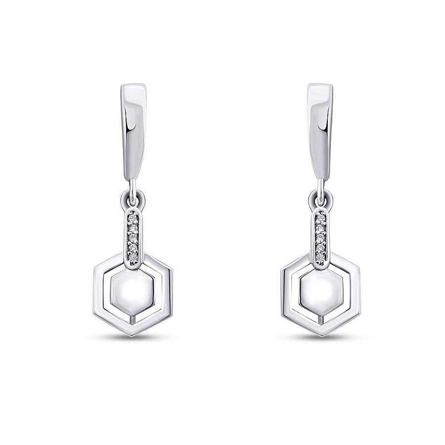 0,06 ct. Diamant Trend Ohrringe