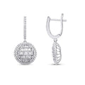 1,12 ct. Diamant Baguette Stein Brillant Ohrringe
