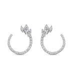 1,04 ct. Diamant Brillant Detailreiches Ohrringe