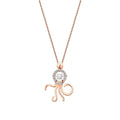 0,15 ct. Diamant Oktopus Trend Halskette
