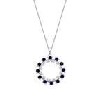 2,07 ct. Diamant Brillant Saphir Trend Halskette