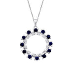 2,07 ct. Diamant Brillant Saphir Trend Halskette