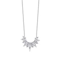 0,13 ct. Diamant Dreieck Detailreiches Trend Halskette