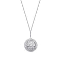 0,51 ct. Diamant Baguette Stein Brillant Halskette