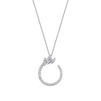 0,54 ct. Diamant Brillant Detailreiches Halskette
