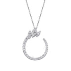 0,54 ct. Diamant Brillant Detailreiches Halskette