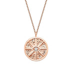 0,03 ct. Diamant Auge Trend Halskette