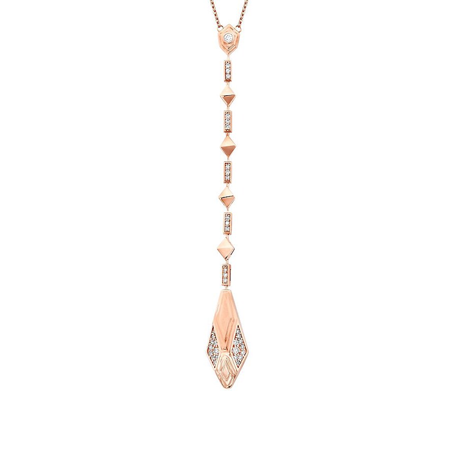 0,40 ct. Diamant Schlange Trend Halskette