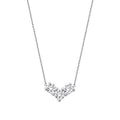 0,31 ct. Diamant Brillant Stein Halskette