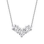 0,31 ct. Diamant Brillant Stein Halskette