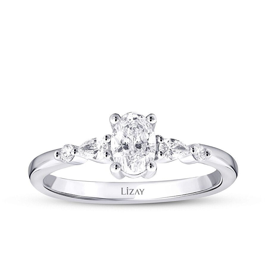 0,55 ct. Diamant Solitärring