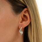 1,35 ct. Diamant Stein Trend Ohrringe
