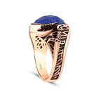 Lapis lazuli-Herrenring aus Gold