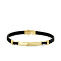 Herrenarmband mit Onyx-Stein aus Gold