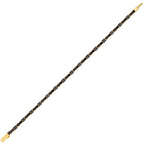 Herrenarmband mit schwarzem Onyx aus Gold