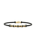 Herrenarmband mit schwarzem Onyx-Stein aus Gold