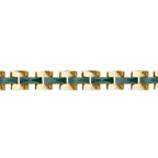 Herrenarmband mit grüner Emaille aus Gold