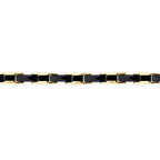 Herrenarmband mit schwarzem Onyx aus Gold