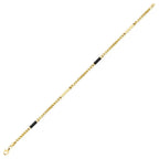 Geflochtenes Herren-Kettenarmband aus Gold