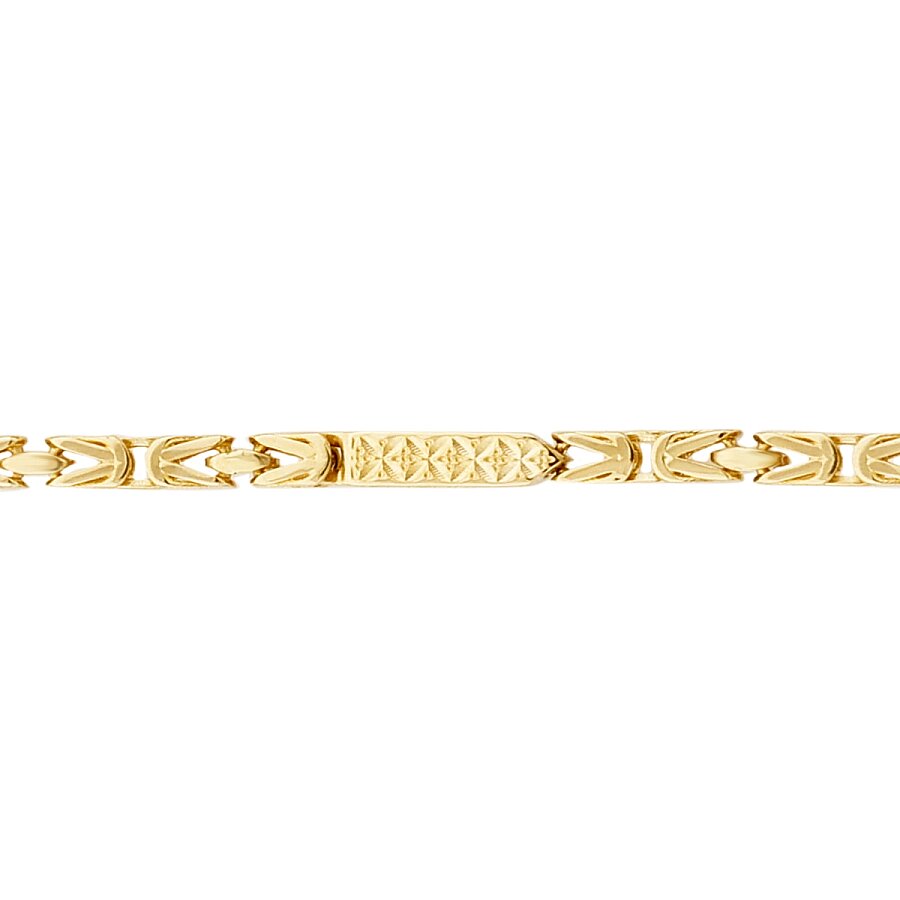 Königsketten-Herrenarmband aus Gold