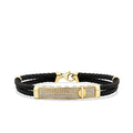 Herrenarmband mit Stein aus Gold