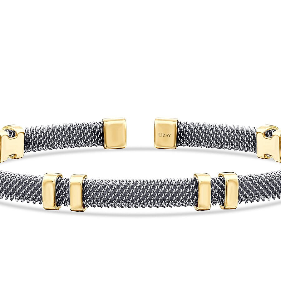 Detailreiches Herrenarmband aus Gold
