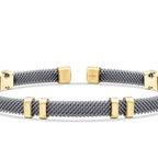 Detailreiches Herrenarmband aus Gold