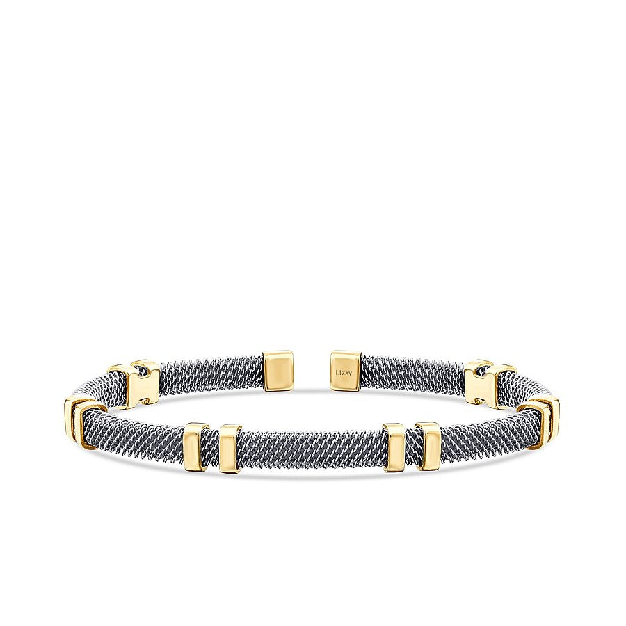 Detailreiches Herrenarmband aus Gold
