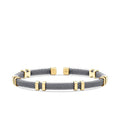 Detailreiches Herrenarmband aus Gold