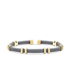 Detailreiches Herrenarmband aus Gold