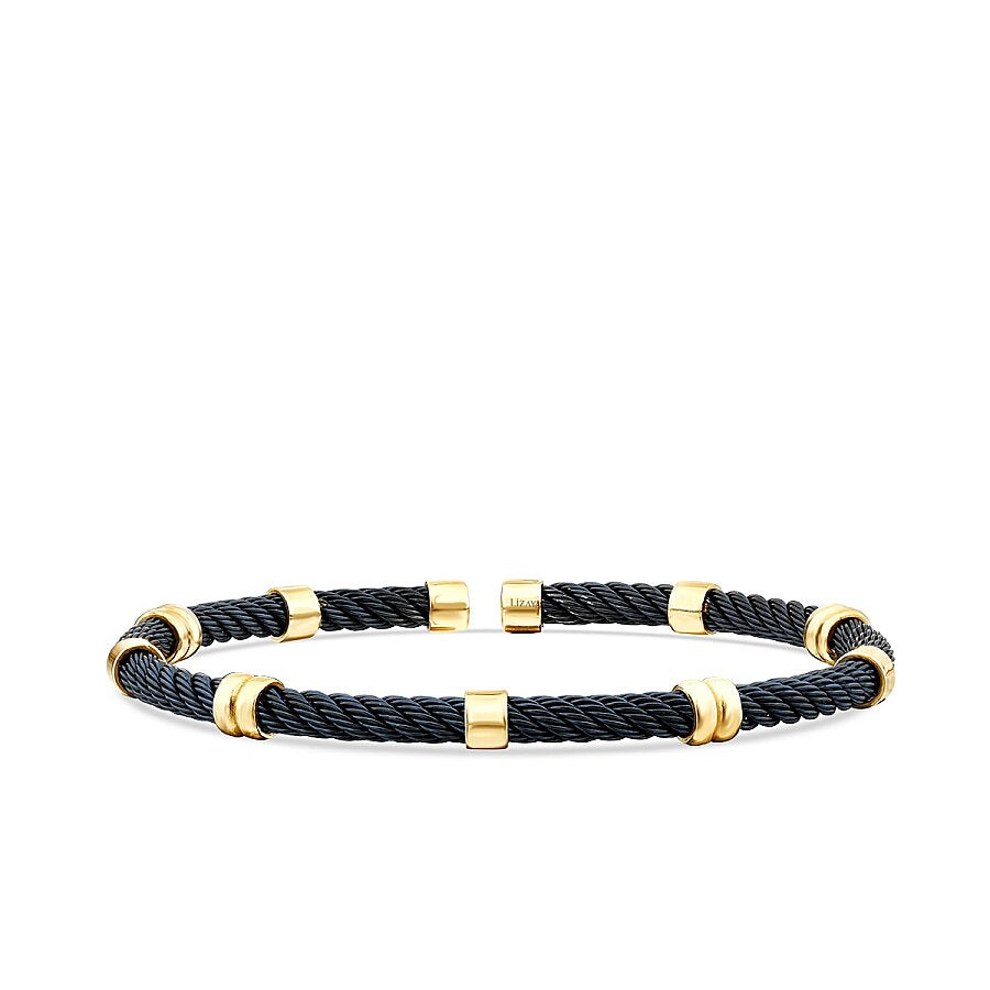Brillant-detailreiches Herrenarmband aus Gold