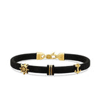 Detailreiches Herrenarmband mit Anker und Ruder aus Gold