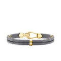 Brillant-detailreiches Herrenarmband mit Verschluss aus Gold