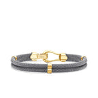 Brillant-detailreiches Herrenarmband mit Verschluss aus Gold
