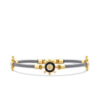 Kompass-Herrenarmband aus Gold