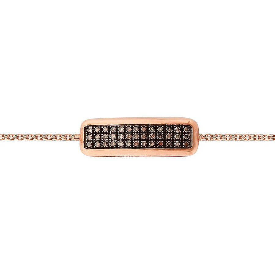 0,63 ct. Diamant Platten Armband