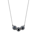 1,23 ct. Diamant Schwarz Stein Halskette