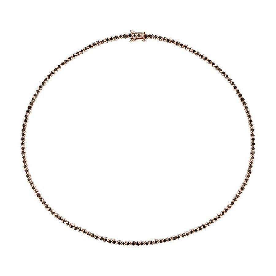 5,71 ct. Schwarz Stein Tennis Collier