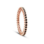 0,13 ct. Schwarz Stein Memoire-Ring
