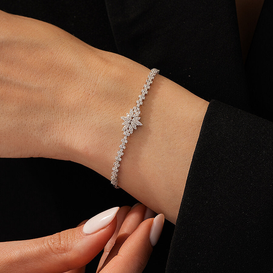 Tennis-Trend-Armband aus Gold