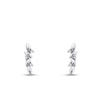 0.06 ct. Diamant Rund Stein Ohrringe