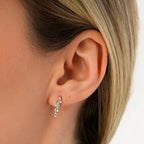 0,06 ct. Diamant Brillant Stein Ohrringe