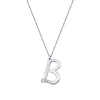 0,02 ct. Diamant Halskette Buchstabe B