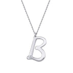 0,02 ct. Diamant Halskette Buchstabe B
