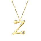 0,02 ct. Diamant Halskette Buchstabe Z