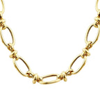 Hohl-Kette aus Gold