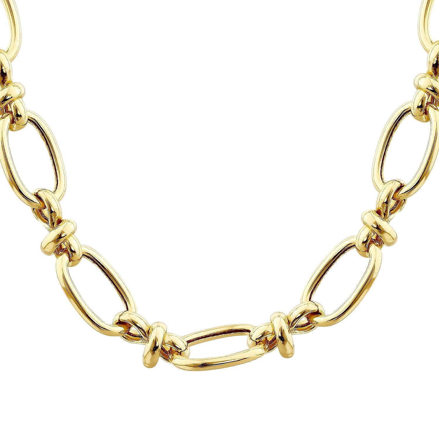 Hohl-Kette aus Gold