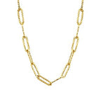 Gold Paperclip Chain Necklace